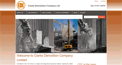 Desktop Screenshot of clarkedemco.com