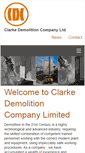 Mobile Screenshot of clarkedemco.com